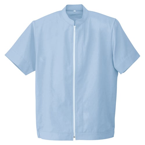 半袖衛生コート サックス 3L