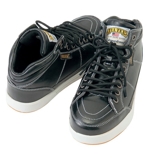 安全靴(ミドル) ブラック 25.5