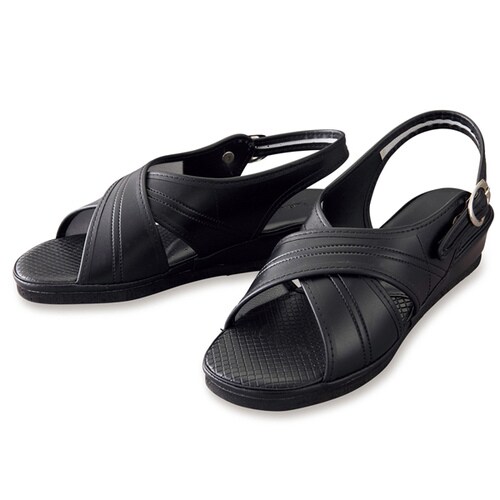 ナースサンダル ブラック L