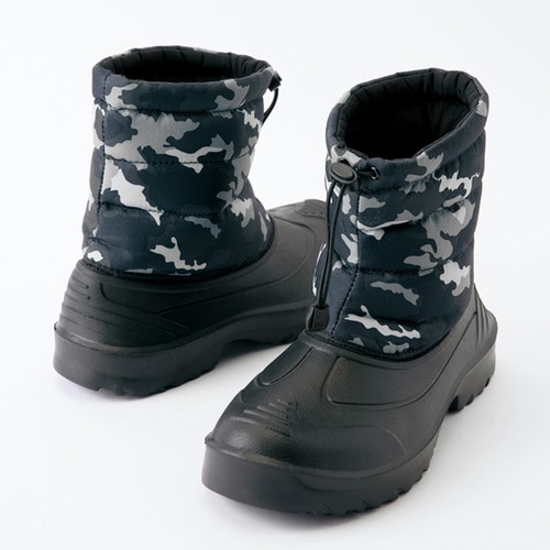 裏ボアハーフブーツ カモフラ L