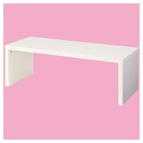 木製ローテーブル W90cm ホワイト