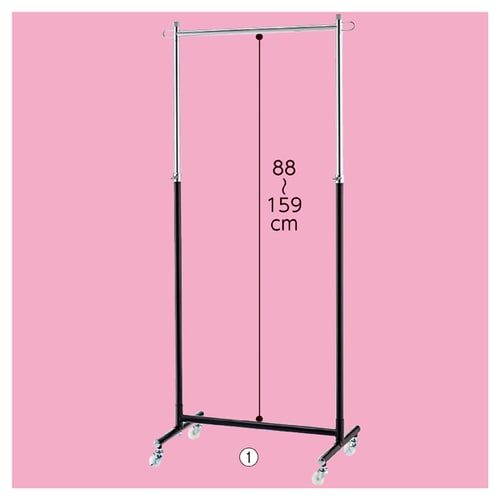 組立式ハンガーラック W60cmタイプ