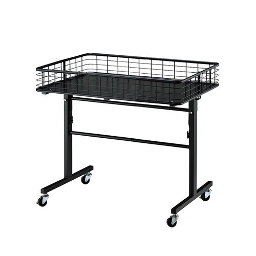 折りたたみワゴン ブラック W120cm