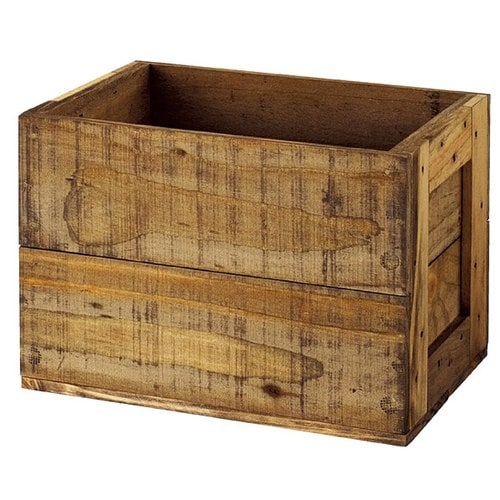 木製ディスプレーボックス 5面 エイジングホワイト