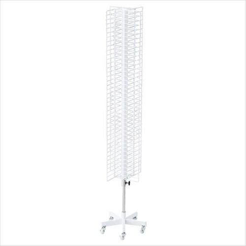 スリム回転ネット什器 四方型