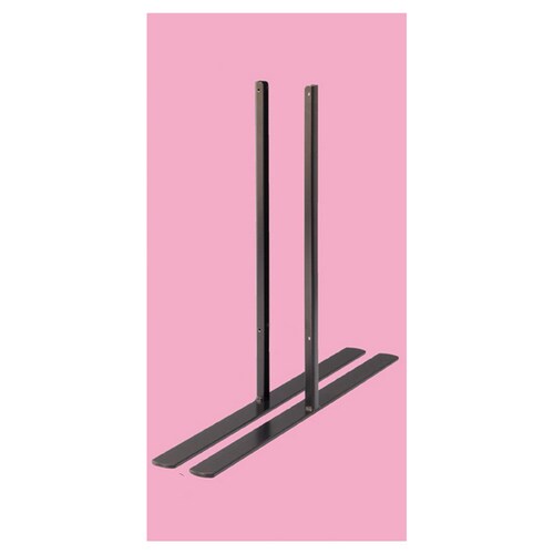 卓上ネットディスプレイ脚(左右) 両面用 黒