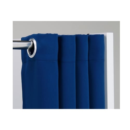 FR用カーテン ハトメタイプ ダークブルー