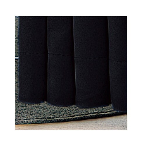 FR用カーテン レールタイプH190cm ブラック