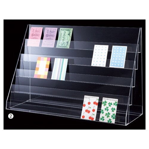 透明カード陳列ケース 5段