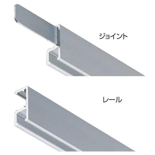 ピクチャーレールセット G−2簡易型シルバー2m