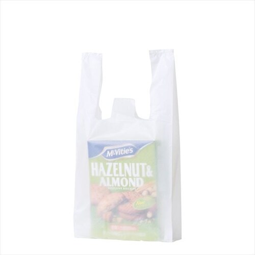 乳白レジ袋 26×48(35)×横マチ13