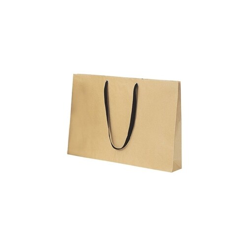 ショルダーバッグ ベージュ 黒ひも60×10×42