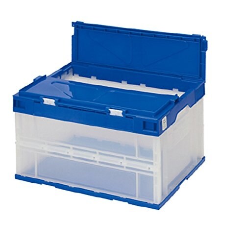 フタ一体型折りたたみコンテナ 50L