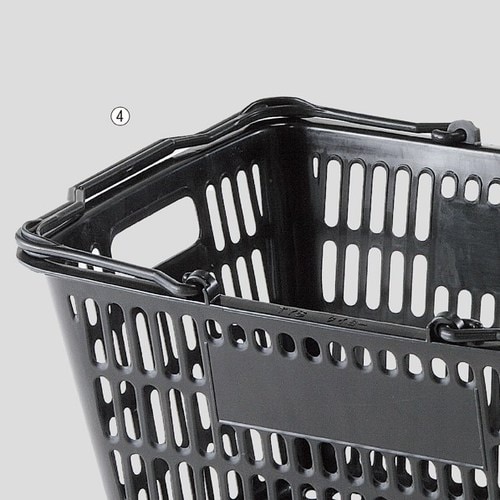 買物カゴ 28リットル ブラック