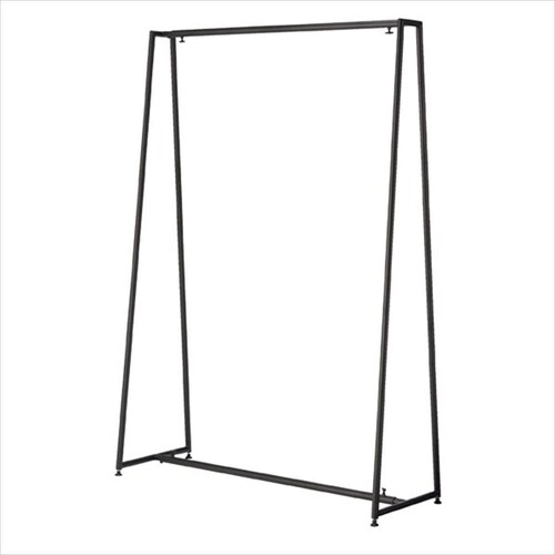 テーブルオーバーハンガーラックブラック