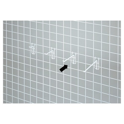 ネット用フック (φ5mm) ホワイトL15cm