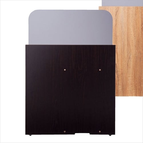 木製ローカウンター 仕切りパネルダークブラウン