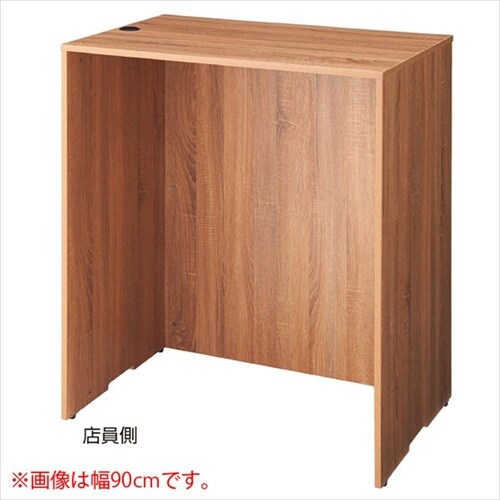 木製ハイカウンター W120cmラスティック柄