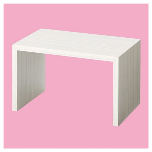 木製コの字ディスプレイ ホワイトウッド中