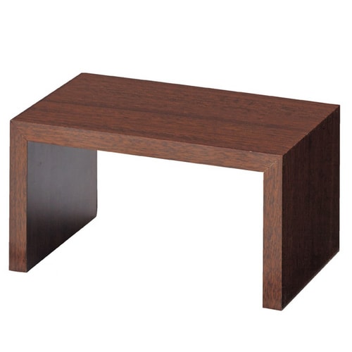 木製コの字ディスプレイ ブラウン特大