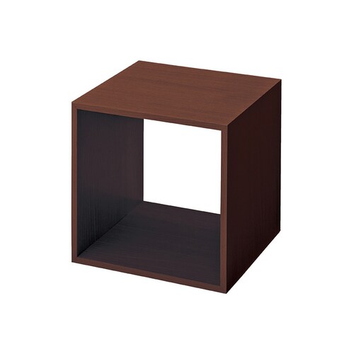 木製ディスプレイボックス ブラウン25cm角