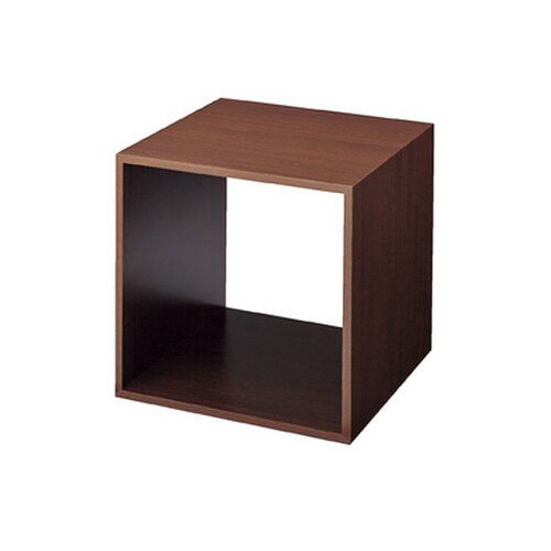 木製ディスプレイボックス ブラウン30cm角