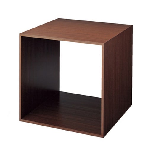 木製ディスプレイボックス ブラウン40cm角