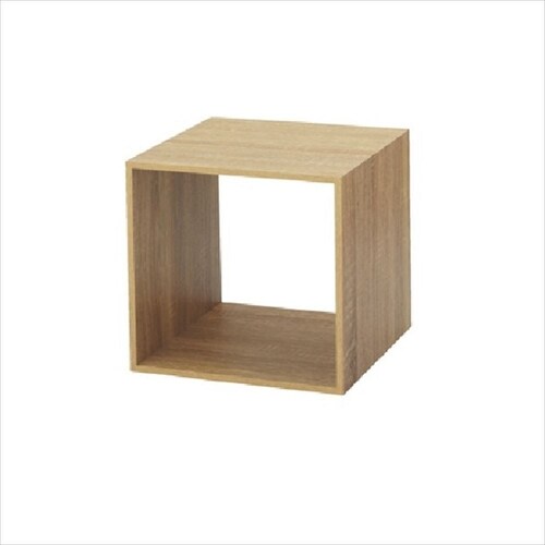 木製ディスプレイボックス ラスティック柄30cm角