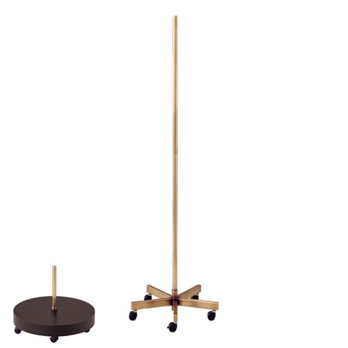 回転ハンガースタンド スタンドポール 木製ベース付