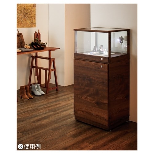 ショーケース マレーウォールナット