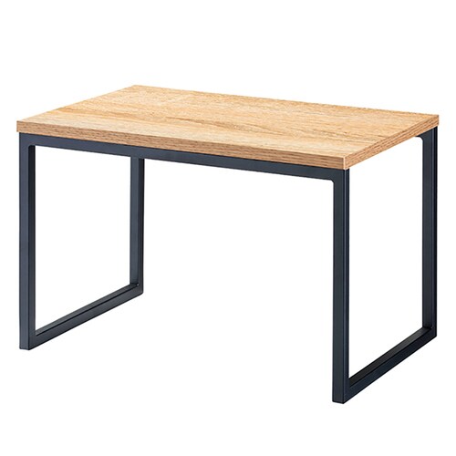 スチール脚コの字型ディスプレイ ラスティック