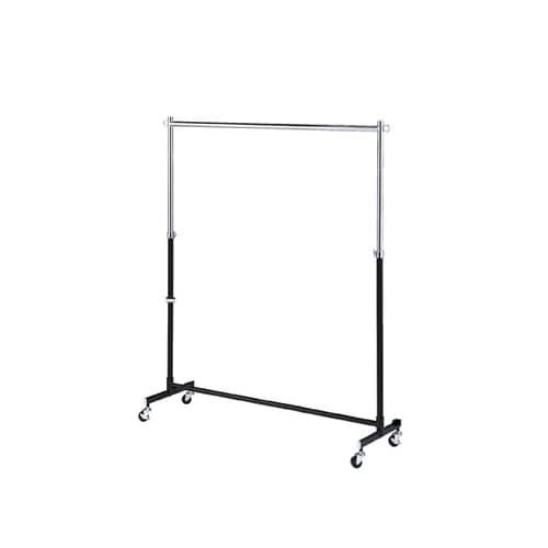 強化型ハンガーラック W120cmタイプ 黒