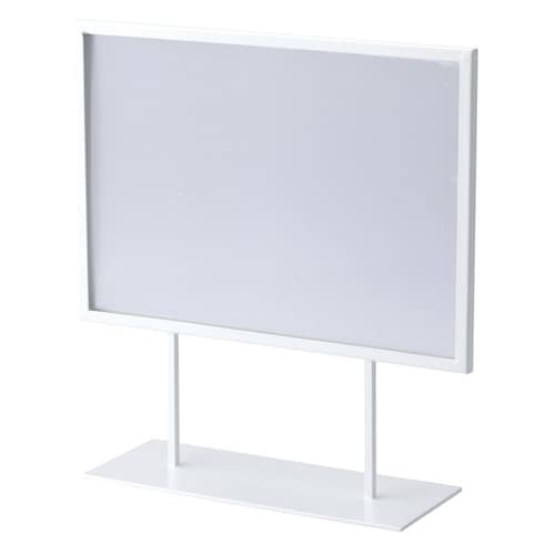 スチール製ポップスタンドA4 ホワイト