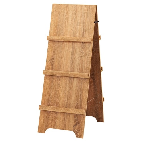 木製カタログスタンドA4 3段(両面仕様)