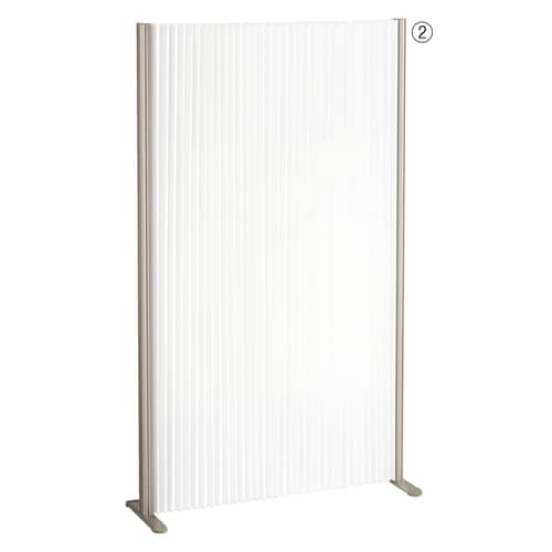 アコーディオンパーティションW90cmホワイト