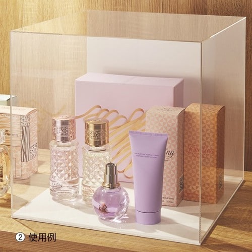 ディスプレイボックス 底・背面 白