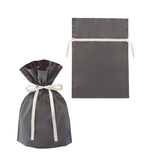 フロストリボン付きギフトバッグ ブラウン