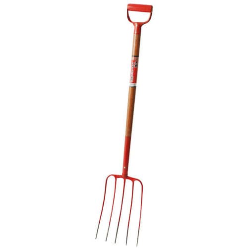 ZAC 木柄フォーク5本爪