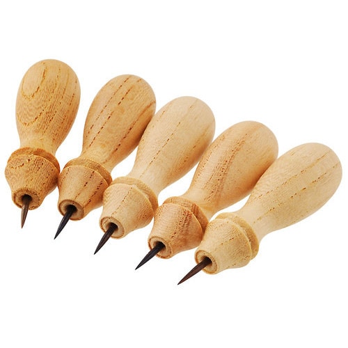 若獅子 木製カルコ 白 小 5本入