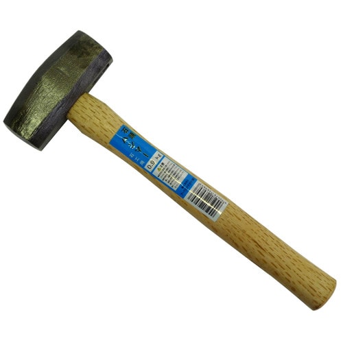 石頭ハンマー 木柄 0.9kg