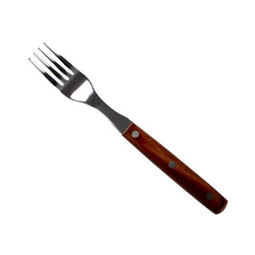 木柄茶合板 ステーキフォーク
