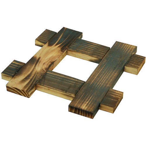 木製鍋敷 160X160 井型