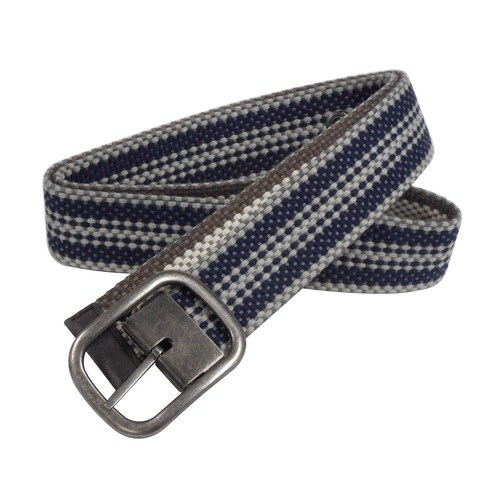 リバーシブルバックルベルトネイビー