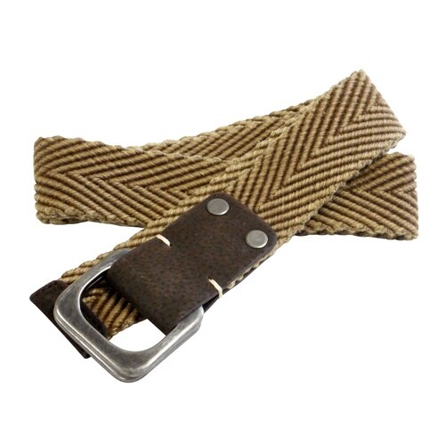 スクエアリングベルトブラウン