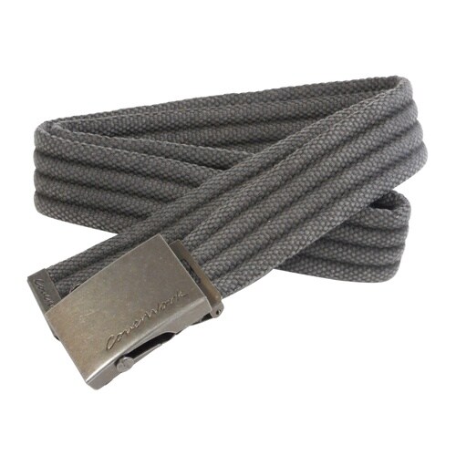 ローラーバックルベルトグレー