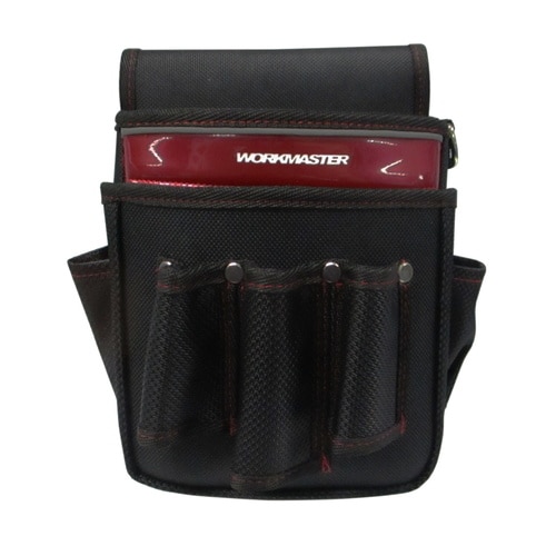 WM 腰袋差付 2段 赤 WMK−03R