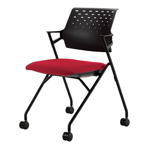 ピエガ 背樹脂 黒シェル 赤 黒脚 軟床用