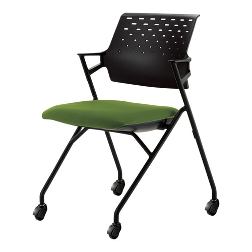 ピエガ 背樹脂 黒シェル 濃緑 黒脚 硬床用