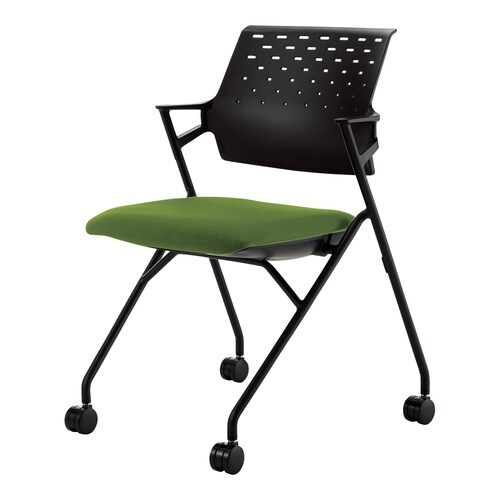 ピエガ 背樹脂 黒シェル 濃緑 黒脚 軟床用