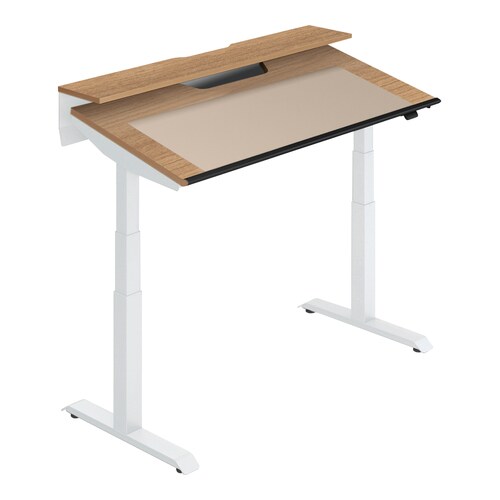 シークエンスチルト 白脚 天板MP2色 幅1400